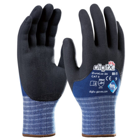DURALUX 3/4 Coat, lycra-nitrile coated glove