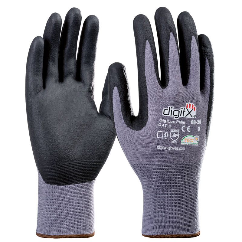 DIGILUX Palm, 15 g satinised lycra-nitrile glove