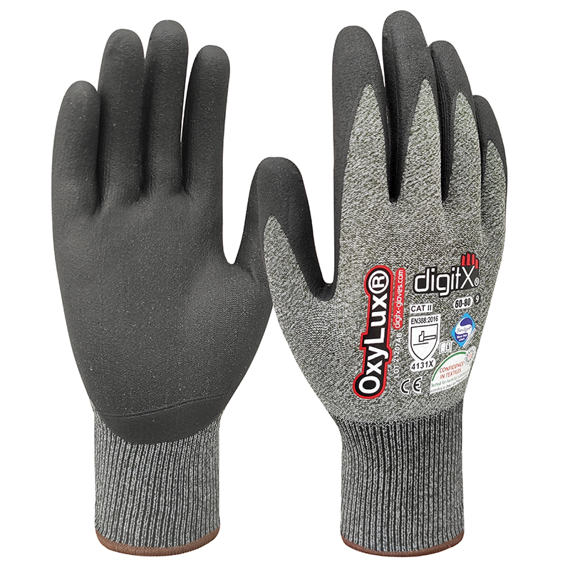 OXYLUX, Nylon-spandex and satin nitrile glove