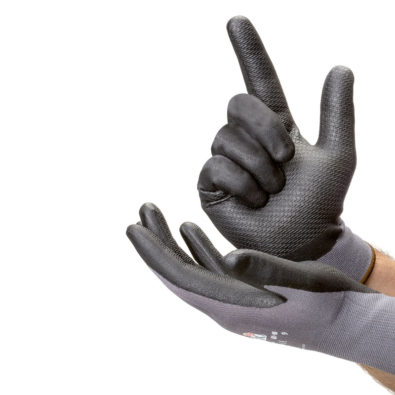 ARMOLUX Palm, nitrile glove with embossed stripes on the palm - Image 2