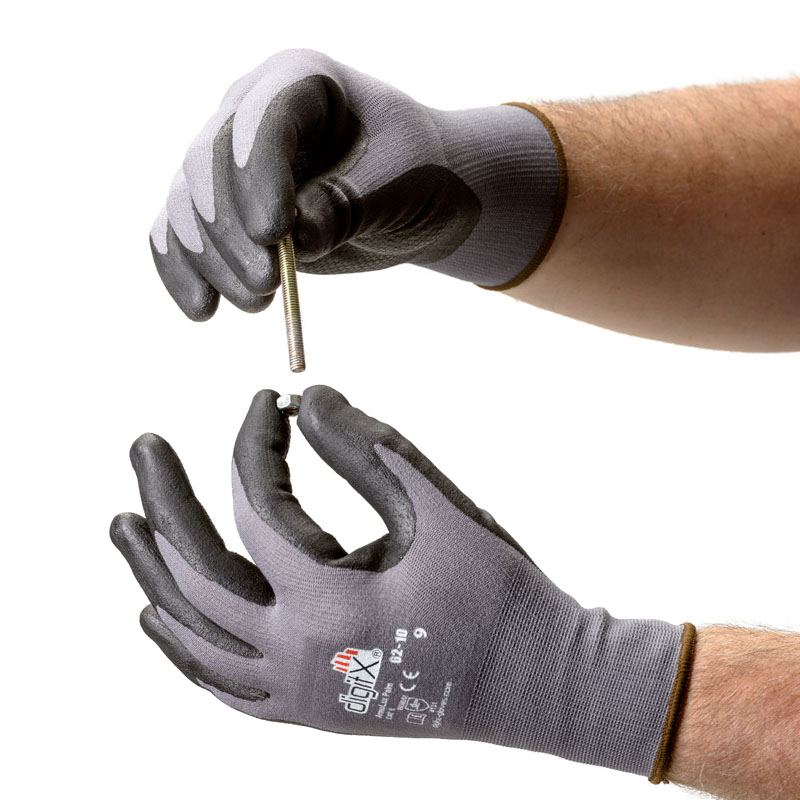 ARMOLUX Palm, nitrile glove with embossed stripes on the palm - Image 3