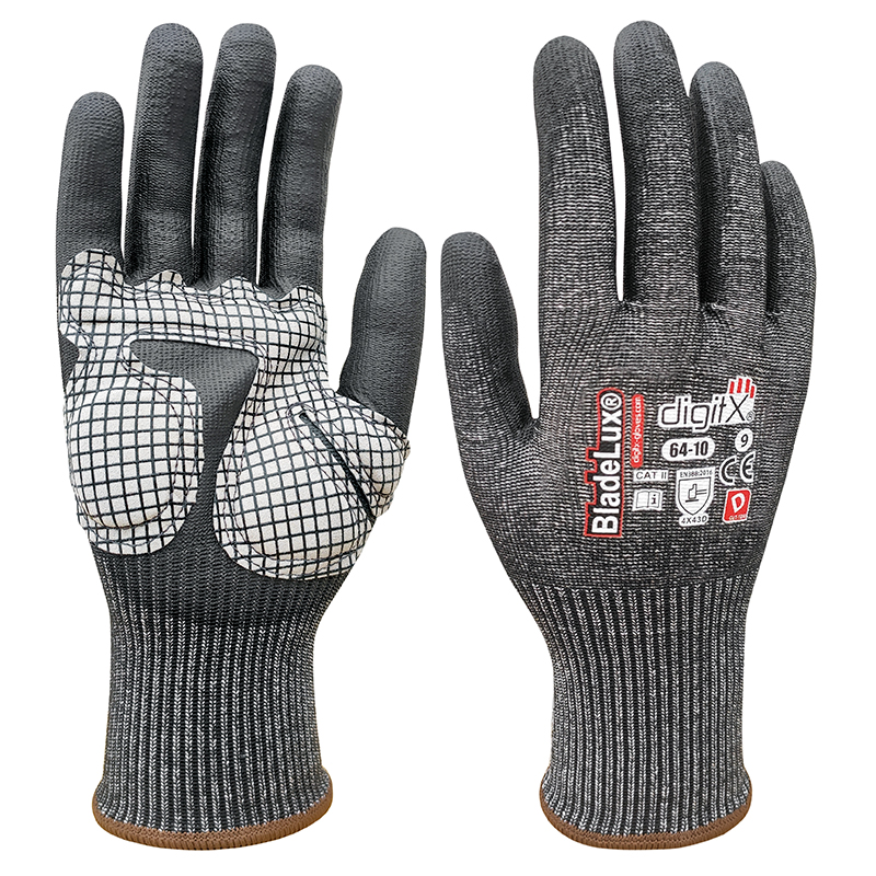 BLADELUX, cut-resistant glove D with padded palms