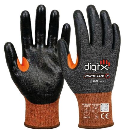 63-70 PUROLUX, F-CUT RESISTANT, ULTRA-ELASTIC NITRILE GLOVE